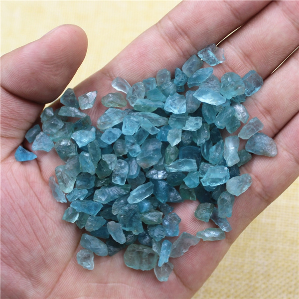 100g Natural Green Apatite Crystal Stone Rough Mineral Specimen 