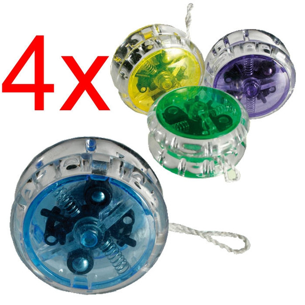 Details about   4PCS YoYo Trick YO YO Light Up Clutch Mechanism Toy Speed Ball LED Flashing Toy 