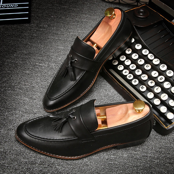 mens pointed toe dress shoes