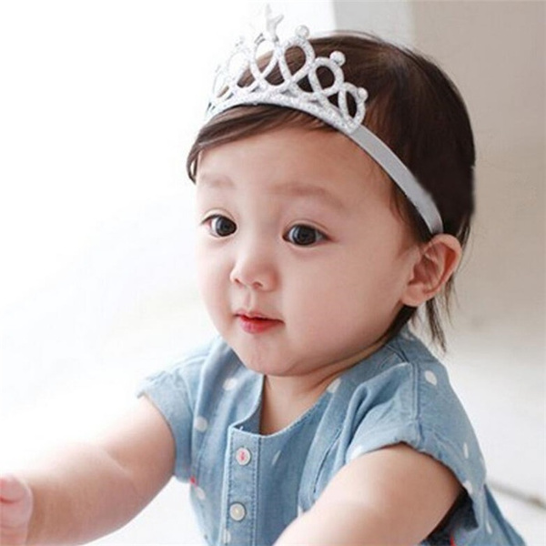 Korean Version Of The New Infant Baby Crown Hairband Headdress Birthday Hundred Days Birthday La Version Coreenne De La Nouvelle Naissance Bebe Bandeau Coiffure Bandeau Anniversaire Cent Jours Anniversaire Wish