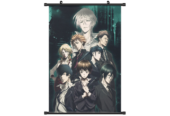 Psycho-Pass Kogami Shinya Makishima Shogo Anime Wall Poster Scroll Cosplay Psycho-Pass Kogami Shinya Makishima Shogo Anime Wall Poster Scroll Cosplay