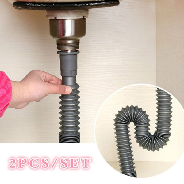 2pcs Kitchen Sink Drain Pipe Kitchen Accessories Strainer Sink Drain Hose A6 0106 12v Wish