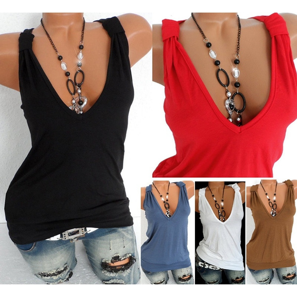 sleeveless fancy tops