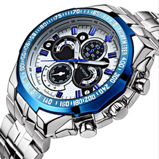 LED Watch, steelbandwatche, quartz, Waterproof