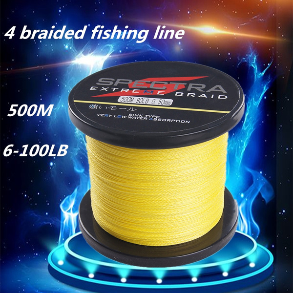 Hot 500M PE braided fishing line 6LB-100LBS fishing line fishing