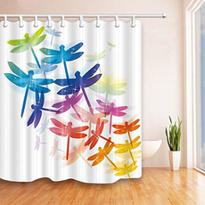 dragon fly, Bathroom, art, Colorful