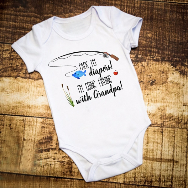 baby fishing onesie