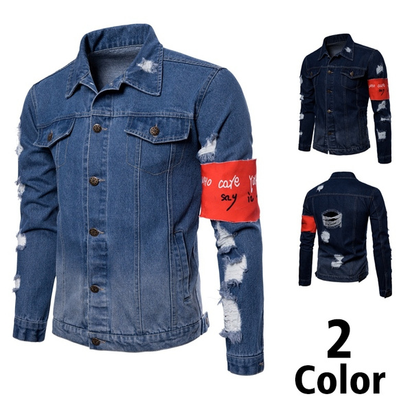 Homme Denim Jackets US Size:M-3XL 