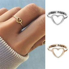 Sterling, friendship, Fashion, 925 silver rings