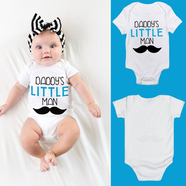daddy's little man onesie