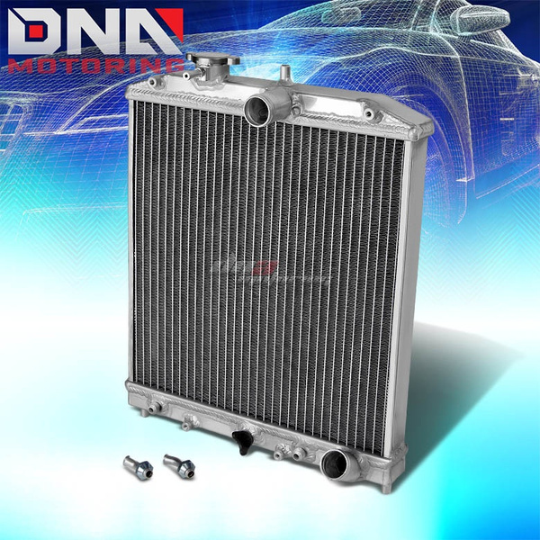 3671 Radiator Honda Low Temp Thermostat BXCC00101 1/2 Core 2 Row Aluminum Radiator ...