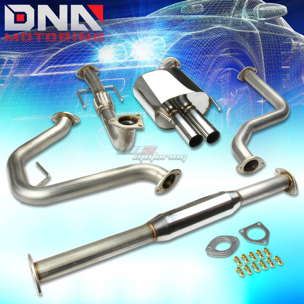 DNA Motoring CBE-SAAB9306 CBESAAB9306 Stainless Steel Catback Exhaust System 