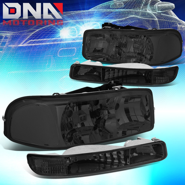 DNA Motoring HLOHSIE994PSMCL1 For 9907 GMC Sierra/Yukon GMT800