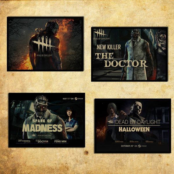 1 Pcs 8 Kind Dead By Daylight Video Game Poster Kraft Paper Wallpaper Decoration For The Bedroom Hall 42 X 29 7cm 11 6 16 5 Inch Wish