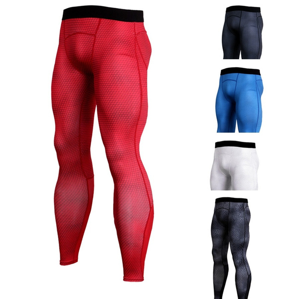 Sporting 2018 Running Tights Mens Compression Tights Gym Fitness