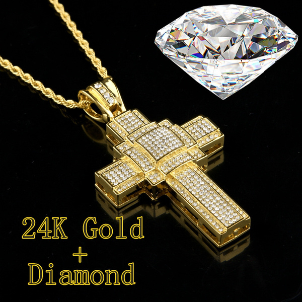 Chic 22k Gold Cross Pendant – Andaaz Jewelers