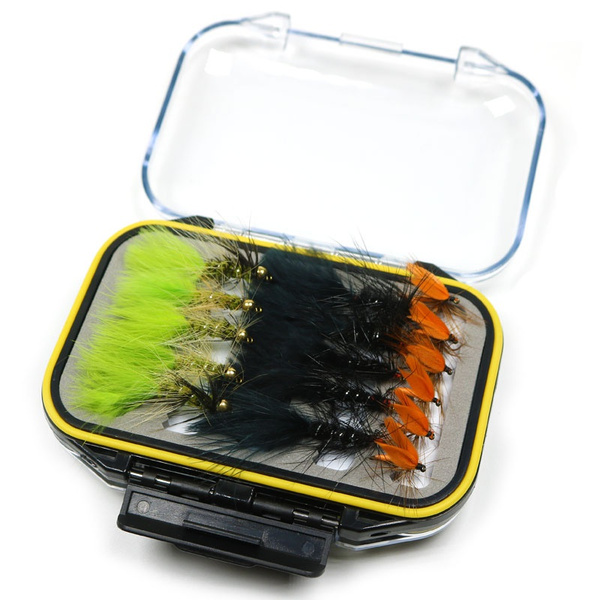 32pcs/Set] Fly Flies Box Bead Head Wooly Bugger Streamer Fly Trout