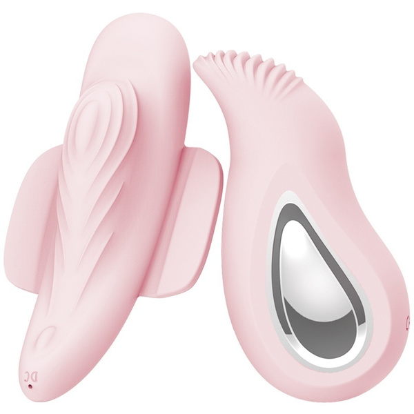 12 Modes Vibrating Panties Wireless Remote Control Bluetooth APP Clitoral  Sex Vibrator Underwear Strapon Sex Machine (pink)
