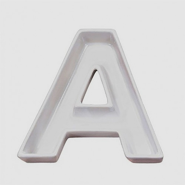 A Shape Ceramic Letter Dishes Plates For Candy Ideas Wish