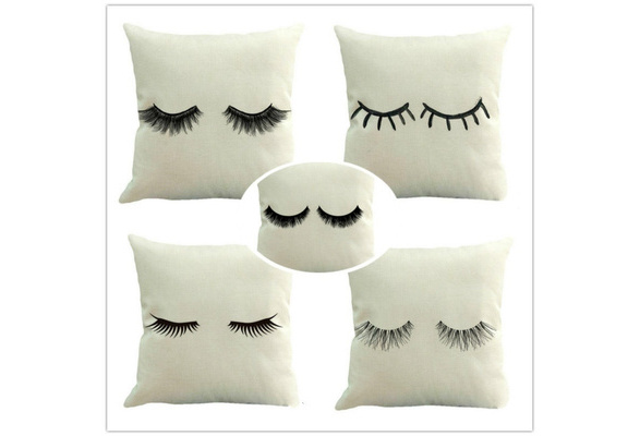 eyelash pillow covers