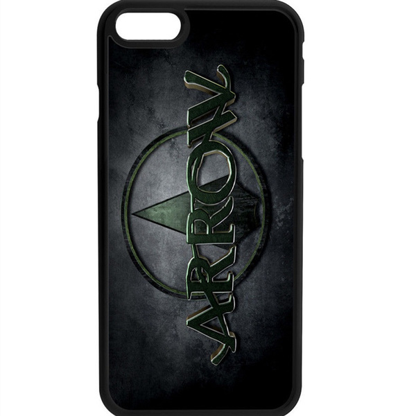 Green Arrow Emblem Logo iphone X 7 8Plus 6S 6Plus 5S SE 4S 5C