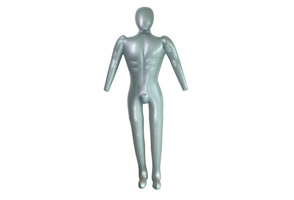 UK Equipment Inflatable mannequin Kid Model Shirt Silver Tops Torso Useful 