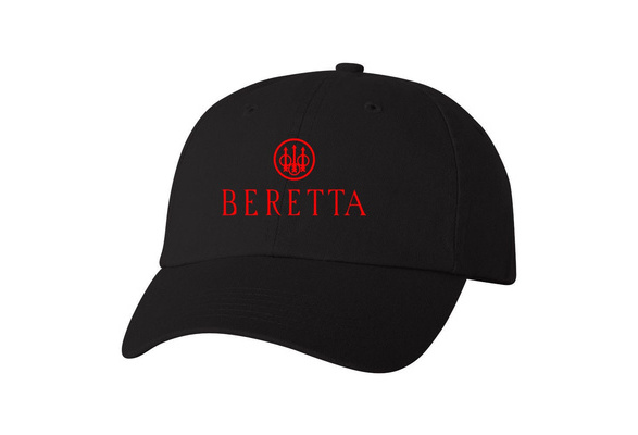 Beretta USA Script Logo Dad Hat Pro Gun Brand 2nd Amendment Pistol Cap New Black 
