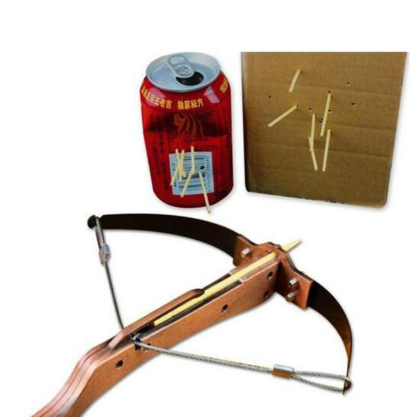 Mini double Bow Toothpick Crossbow Zinc Alloy Bows Crossbow Shot Toothpick  Toys Creative Crafts