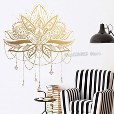 decoration, living room, Home & Living, lotuswallsticker