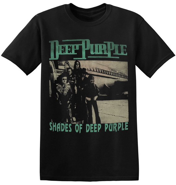 Men's Fashion T-Shirt Deep Purple T Shirt UK Classic Vintage Rock New Graphic Print Tee Wish