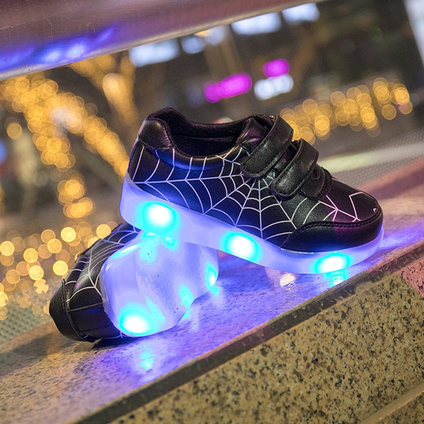 Zapatos de luces luminiscentes Zapatos iluminados de colores Zapatos con flash LED Zapatos casuales para niños | Wish