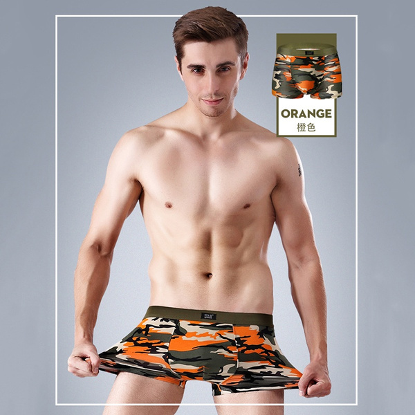 Underwear Pants Boy Boxer New Military Camouflage Hot Briefs For Men Army  Short Pants