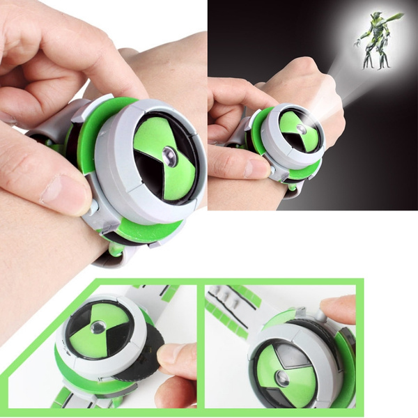 Ben 10 Omnitrix Watch Style Kids Projector Watch Japan Genuine Ben 10 Watch Toy Ben10 Projector Wish