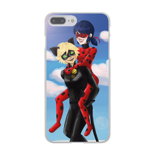 Miraculous Ladybug and Chat Noir Soft Silicon Phone Case Cover For iphone X 8 7 6 6s Plus 5 5S SE 5C