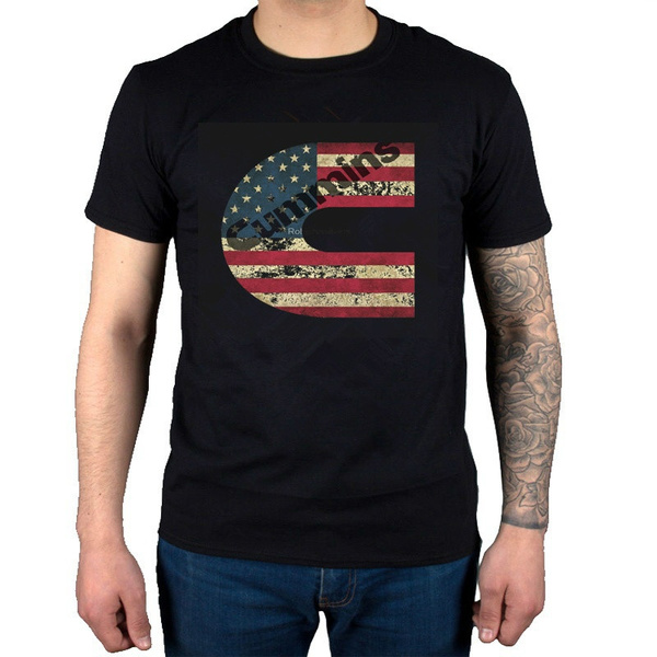 cummins american flag shirt