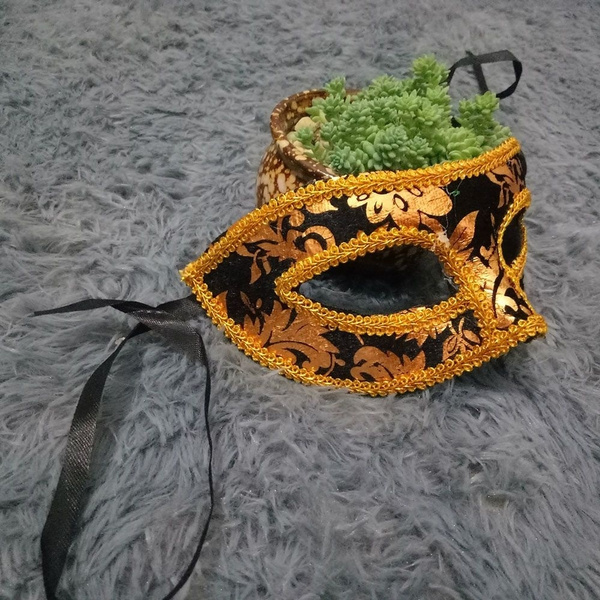 Unisex Prom Masked Womens Mens Mask Masquerade Venetian Style Velvet 