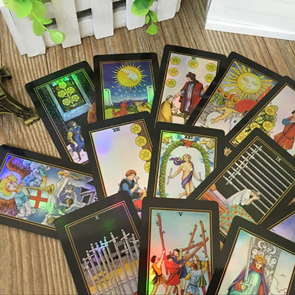 SPUK Tarot Cards Deck Vintage Antique Set High Quality Colorful Card Box Game 