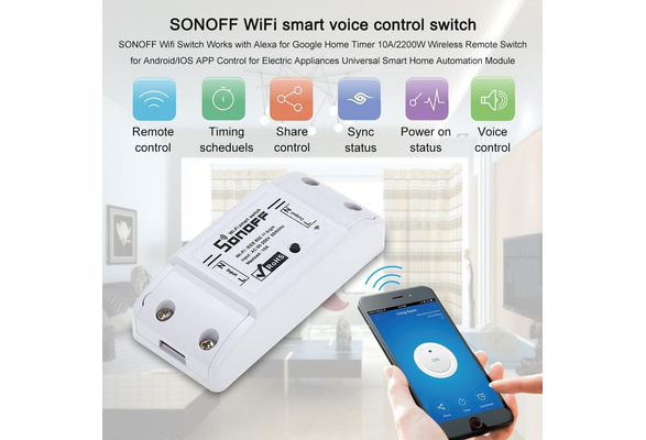 Sonoff Smart Home WiFi Wireless Timer Switch Module For IOS Android APP Control 