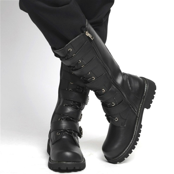 elevator combat boots