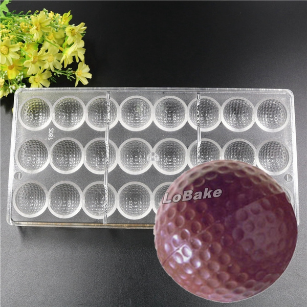 Latest 24 cavities golf ball Shaped PE polyethylene Material