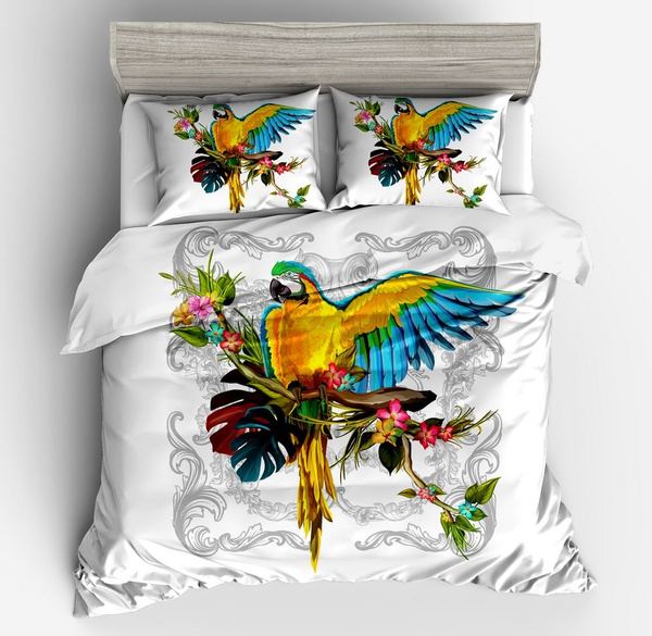 parrot duvet set