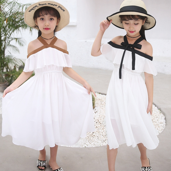 Summer Dress For Girls Bohemia Beach Dresses For Girl Floral Pattern Kids  Dresses Teenage Clothes Girl 6 8 10 12 14 - Girls Casual Dresses -  AliExpress