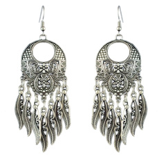 Tassels, Flowers, Dangle Earring, Jewelry