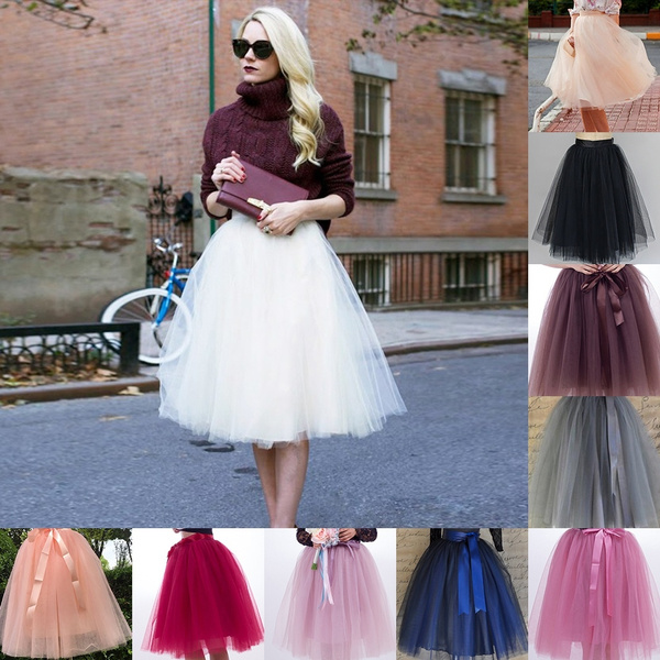 Denim and tulle sales dress womens