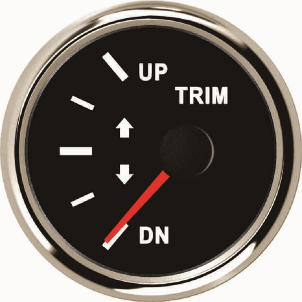 2" Boat Trim Gauge Meter Indicator UPDN 12V 24V With Backlight Wish