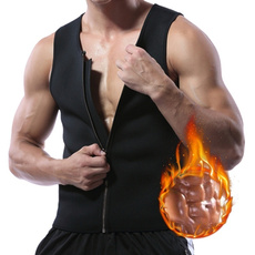 Men's Body Shaper Sweat Tank Top Neoprene Weight Loss Workout Tummy Fat Burner