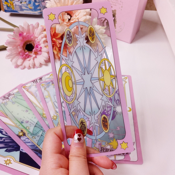 60pcs/set Anime Card Captor Kinomoto Sakura Cosplay Tarot Paper