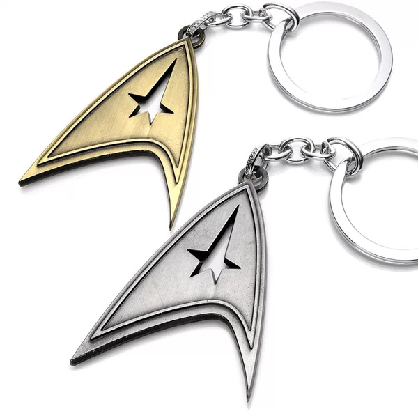 New Fashion Star Trek Key Rings Shield Enterprise Ncc 1701 Keychain Fashion Pendant Keychains Car Key Chain Wish