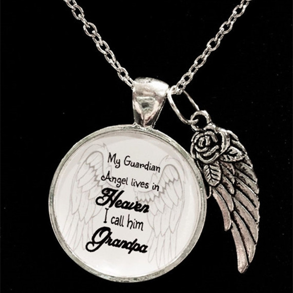 Grandpa deals memorial necklace