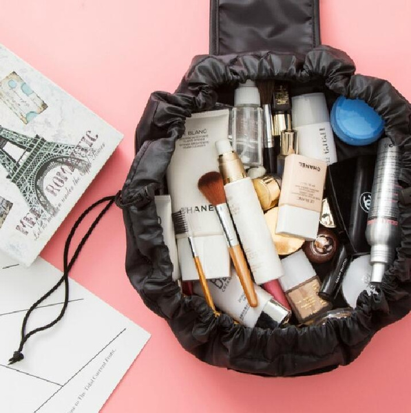 Shopper52 Portable Drawstring Makeup Bag Large Capacity Lazy Cosmetic